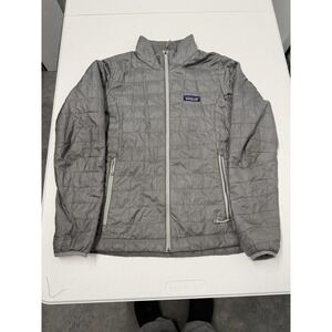Patagonia Women's Gray Lightweight Quilted Insulated Jacket Size Small